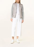 MILESTONE Sweatjacke POWDER im Materialmix, Farbe: HELLGRAU/ GRAU (Bild 1)