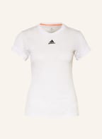 adidas T-shirt TENNIS FREELIFT with mesh, Color: WHITE (Image 1)
