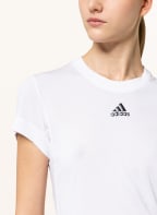 adidas T-shirt TENNIS FREELIFT with mesh, Color: WHITE (Image 1)