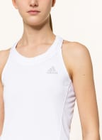 adidas Tank top TENNIS CLUB with mesh inserts, Color: WHITE (Image 1)