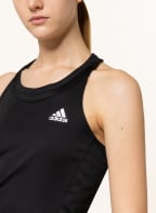 adidas Tank top CLUB with mesh, Color: BLACK (Image 1)