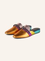 KURT GEIGER Mules, Farbe: ORANGE/ HELLROSA/ HELLGRÜN (Bild 1)