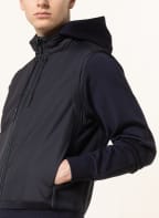 ZEGNA Weste im Materialmix, Farbe: DUNKELBLAU (Bild 1)