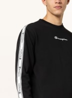 Champion Sweatshirt mit Galonstreifen , Farbe: SCHWARZ (Bild 1)
