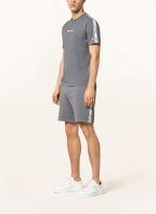 Champion T-Shirt mit Galonstreifen , Farbe: GRAU (Bild 1)