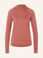 icebreaker Hoodie COOL-LITE™ mit Merinowolle, Farbe: DUNKELROT (Bild 1)