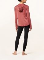 icebreaker Hoodie COOL-LITE™ mit Merinowolle, Farbe: DUNKELROT (Bild 1)