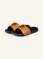Nike Pantoletten VICTORI, Farbe: SCHWARZ/ DUNKELORANGE (Bild 1)