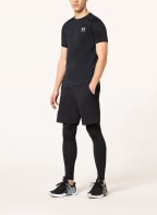 UNDER ARMOUR Tights HEATGEAR RUSH 2.0 with mesh, Color: BLACK (Image 1)