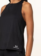 UNDER ARMOUR Tank top UA RUSH™ ENERGY , Color: BLACK (Image 1)