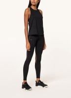 UNDER ARMOUR 7/8 tights UA RUSH™ with mesh, Color: BLACK (Image 1)