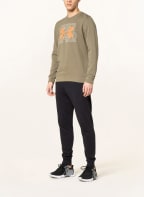 UNDER ARMOUR Sweatshirt UA RIVAL, Color: OLIVE (Image 1)