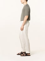 Brioni Spodnie z lnu slim fit, Kolor: KREMOWY (Obrazek 1)