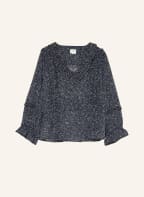 ICHI Blusenshirt IRJOURNELLE, Farbe: DUNKELBLAU/ ECRU (Bild 1)
