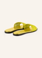 JIMMY CHOO Pantoletten MINEA , Farbe: NEONGELB (Bild 1)