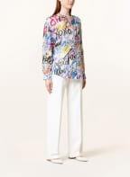 LUISA CERANO Bluse, Farbe: BLAU/ WEISS/ GELB (Bild 1)