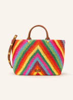 VALENTINO GARAVANI Torba shopper, Kolor: ZIELONY/ MOCNORÓŻOWY/ ŻÓŁTY (Obrazek 1)