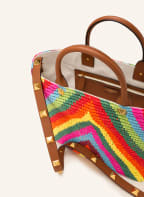 VALENTINO GARAVANI Torba shopper, Kolor: ZIELONY/ MOCNORÓŻOWY/ ŻÓŁTY (Obrazek 1)
