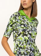 MARC CAIN Jersey-Poloshirt, Farbe: 527 granny smith (Bild 1)