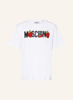 MOSCHINO T-Shirt mit Perlen, Farbe: WEISS (Bild 1)