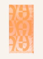 AIGNER Seidenschal, Farbe: ORANGE/ HELLORANGE (Bild 1)