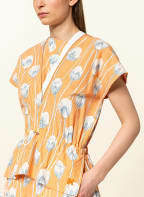 KENZO Kleid, Farbe: ORANGE/ HELLBLAU/ WEISS (Bild 1)