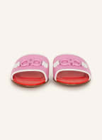 Salvatore Ferragamo Pantoletten RHODES, Farbe: ROSA/ WEISS (Bild 1)