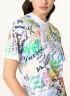 DSQUARED2 T-Shirt, Farbe: WEISS/ BLAU/ NEONBLAU (Bild 1)