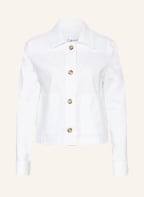 Calvin Klein Kastenjacke mit Leinen, Farbe: WEISS (Bild 1)