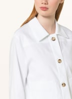 Calvin Klein Kastenjacke mit Leinen, Farbe: WEISS (Bild 1)