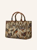 FURLA Shopper OPPORTUNITY SMALL, Farbe: BEIGE/ SCHWARZ/ HELLBLAU (Bild 1)