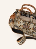 FURLA Shopper OPPORTUNITY SMALL, Farbe: BEIGE/ SCHWARZ/ HELLBLAU (Bild 1)