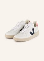 VEJA Sneakers V-10, Color: WHITE/ DARK BLUE/ RED (Image 1)
