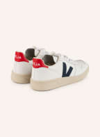 VEJA Sneakers V-10, Color: WHITE/ DARK BLUE/ RED (Image 1)