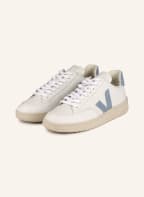 VEJA Sneakers V-12, Color: WHITE/ LIGHT BLUE (Image 1)