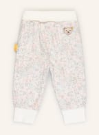 Steiff Sweatpants, Farbe: WEISS/ HELLROT/ HELLGRÜN (Bild 1)