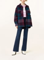 ISABEL MARANT ÉTOILE Overjacket HARVELI, Farbe: PETROL/ DUNKELROT (Bild 1)