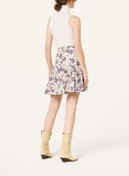 ISABEL MARANT ÉTOILE Skirt SAUREENA with ruffles, Color: ECRU/ FUCHSIA/ BLUE (Image 1)