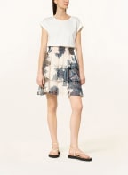 LIU JO Dress in mixed materials, Color: WHITE/ ECRU/ BLUE (Image 1)
