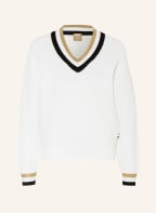 BOSS Pullover FASUELAS, Farbe: ECRU/ BEIGE/ SCHWARZ (Bild 1)