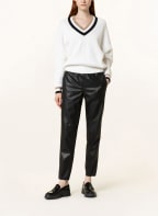 BOSS Pullover FASUELAS, Farbe: ECRU/ BEIGE/ SCHWARZ (Bild 1)