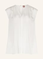 BOSS Blouse-style shirt IORE in silk, Color: ECRU (Image 1)