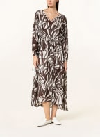 BOSS Kleid DASHELLA, Farbe: WEISS/ DUNKELBRAUN (Bild 1)