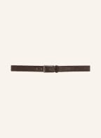 BOSS Leather belt CALINDO , Color: DARK BROWN (Image 1)