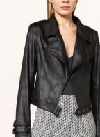 Joseph Ribkoff Bikerjacke in Lederoptik , Farbe: SCHWARZ (Bild 1)
