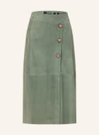 RIANI Lederrock , Farbe: OLIV (Bild 1)
