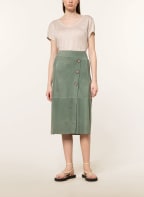 RIANI Lederrock , Farbe: OLIV (Bild 1)