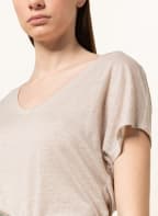 RIANI T-Shirt aus Leinen, Farbe: BEIGE (Bild 1)
