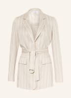 RIANI Blazer mit Leinen, Farbe: BEIGE/ WEISS (Bild 1)