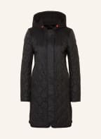 MOOSE KNUCKLES Steppmantel MANHATTAN im Materialmix , Farbe: SCHWARZ (Bild 1)